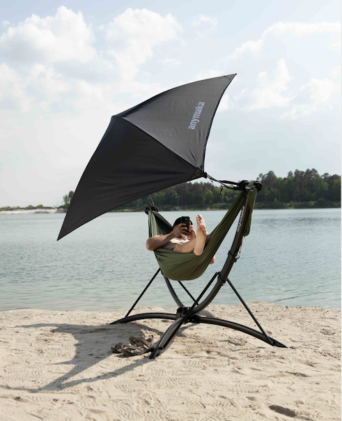Kit completo de hamaca portátil: Soporte + Hamaca + Canopy + Bolso de transporte + Portavasos de REGALO + envío GRATIS