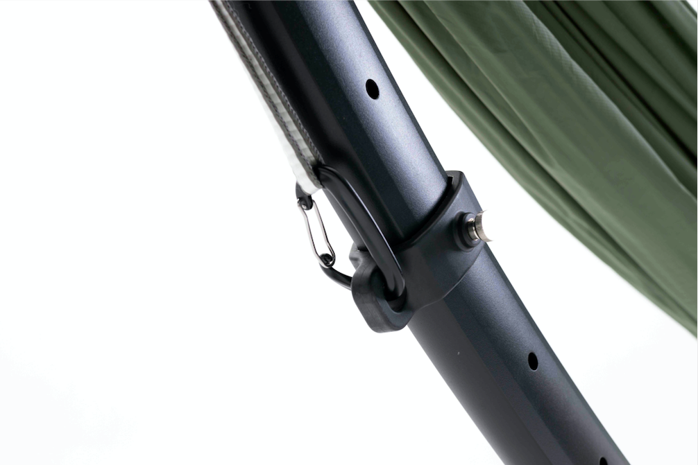 Soporte de aluminio &quot;grado aeronáutico&quot; para hamacas/ resiste hasta 250 kg.